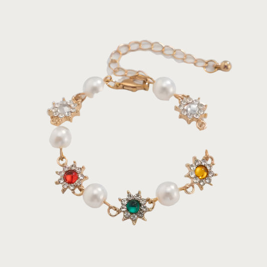 Daisy Pearl Bracelet